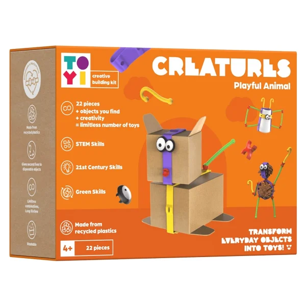 Toyi Creatures Playful Animal Yaratıcı Yapı Oyuncakları - Görsel 6