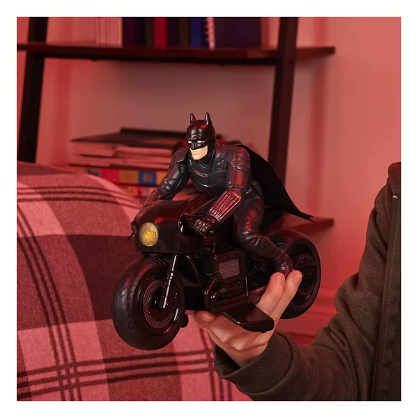Spin Master Dc Batman Batcycle Rc Kumandalı Motor Rider - Renkli - Görsel 4