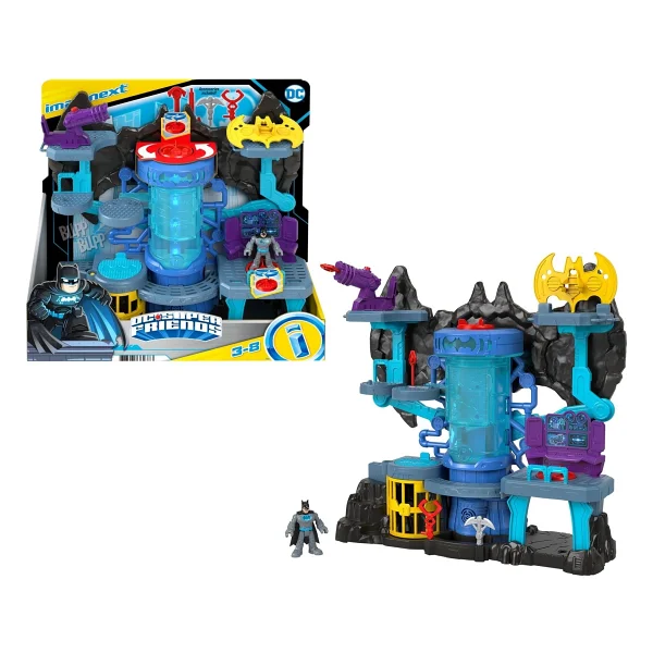 Imaginext DC Super Friends Bat-Tech Batcave Oyun Seti GYV24 - Görsel 8