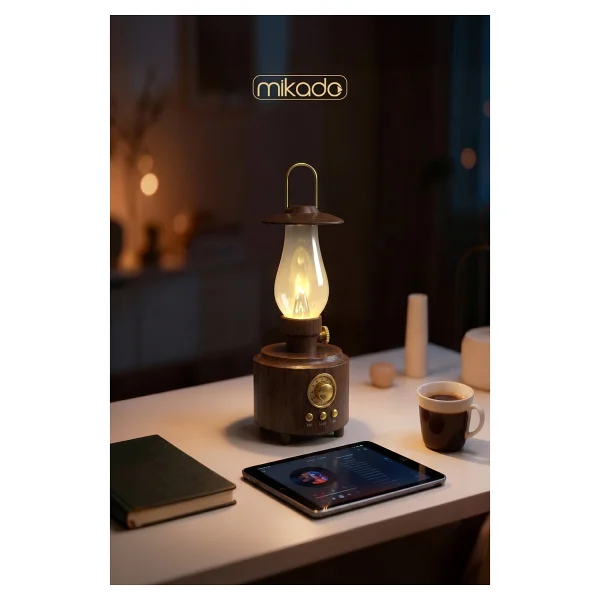 Mikado Luxound MD-1 Kahverengi Bluetooth Hoparlör - Görsel 7