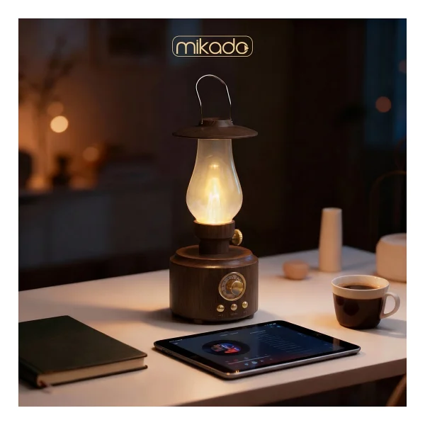 Mikado Luxound MD-1 Kahverengi Bluetooth Hoparlör - Görsel 10