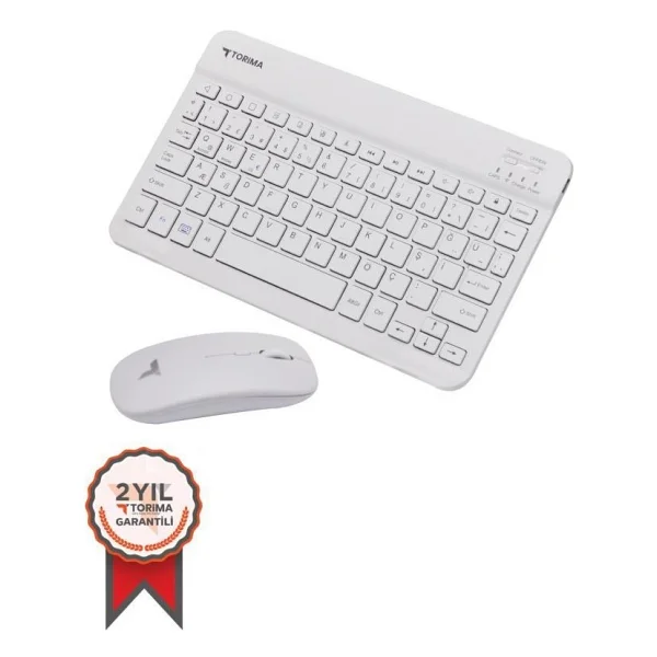 Torima TMK-04 Beyaz TKL Kablosuz Klavye Mouse Seti - Görsel 6