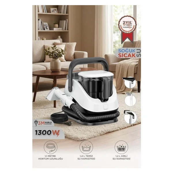 Torima TCC-01 Siyah Koltuk Ve Halı Yıkama Makinesi - Görsel 7