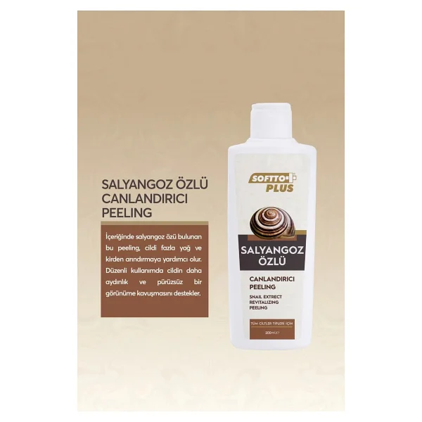 Softto Plus Salyangoz Özlü Peeling 200 ml - Görsel 2
