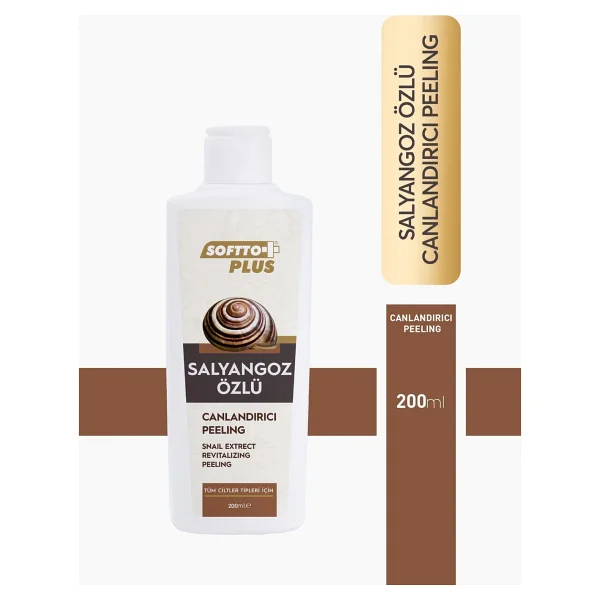 Softto Plus Salyangoz Özlü Peeling 200 ml - Görsel 3