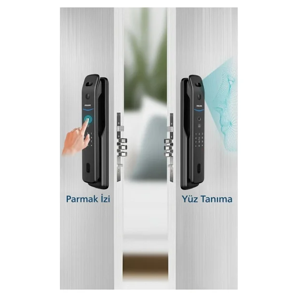 Philips DDL709-FVP-7HW Yüz Tanımalı Kameralı Akıllı Kapı Kilidi - Görsel 9