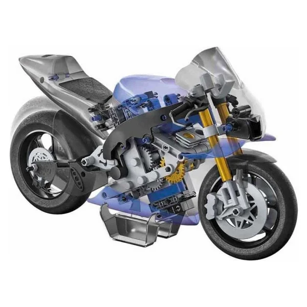 Clementoni Mechanics Yamaha Vzr Motosiklet Kit Bilim Oyun Seti - Görsel 8