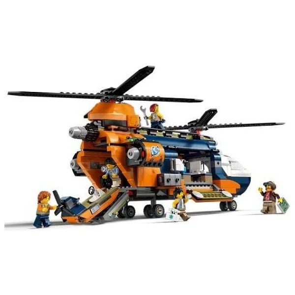 Lego 60437 City Orman Kaşifinin Helikopteri Kamp Yerinde - Görsel 5