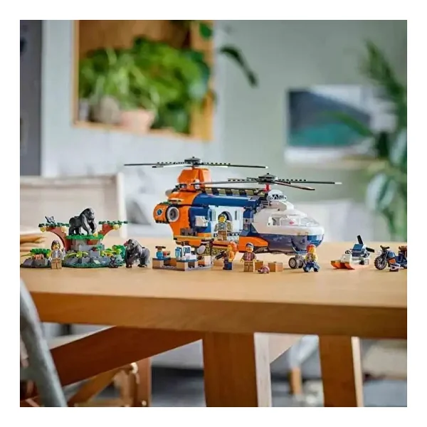 Lego 60437 City Orman Kaşifinin Helikopteri Kamp Yerinde - Görsel 7