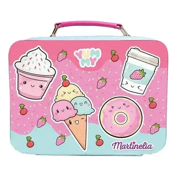 Martinelia Yummy Kız Çocuk Çantalı Güzellik Makyaj Seti - Pembe - Görsel 8