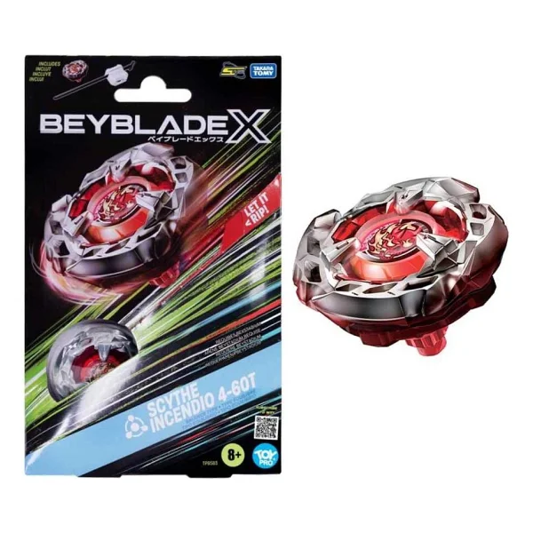 Belirtilmemiş BEY05000 Beyblade Scythe Incendio 1li Set 8+ Yaş Eğlenceli Tasarım Dayanıklı Yapı - Görsel 4