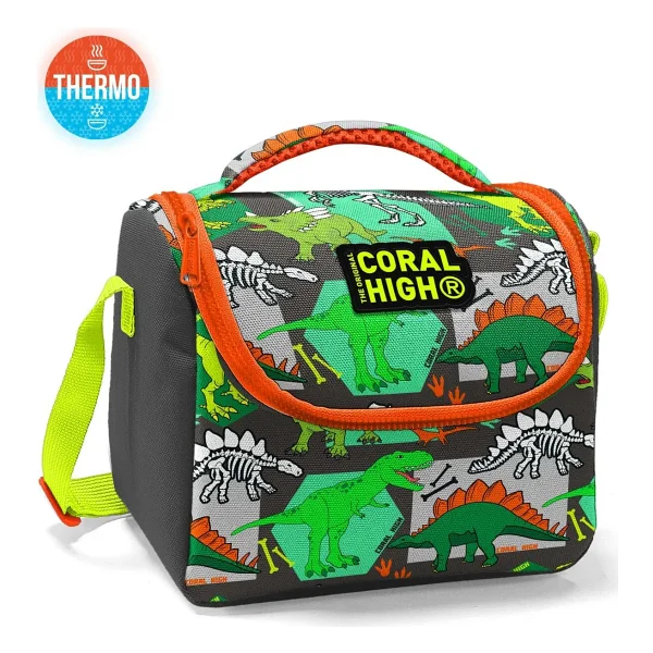 Coral High 11832 Dinozor Desenli Termoslu Beslenme Çantası - Görsel 5