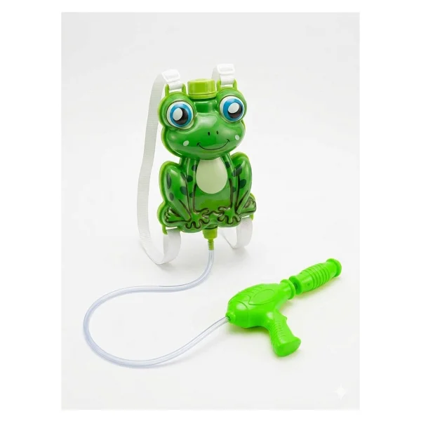 NeUygun Sırt Çantalı Su Tabancası Pompalı Özel Hazneli Su Tüfeği 1000 ml Frogy Water Gun Su Tabancası - Görsel 6