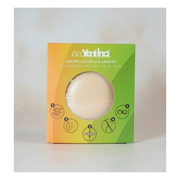Vakumlu Göğüs Ucu Kapatıcı Yapışkansız - Standart - Görsel 2