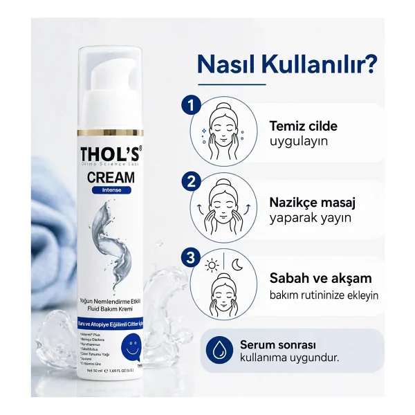 THOL'S Intense Fluid Yoğun 50 ml Nemlendirici Krem - Görsel 5