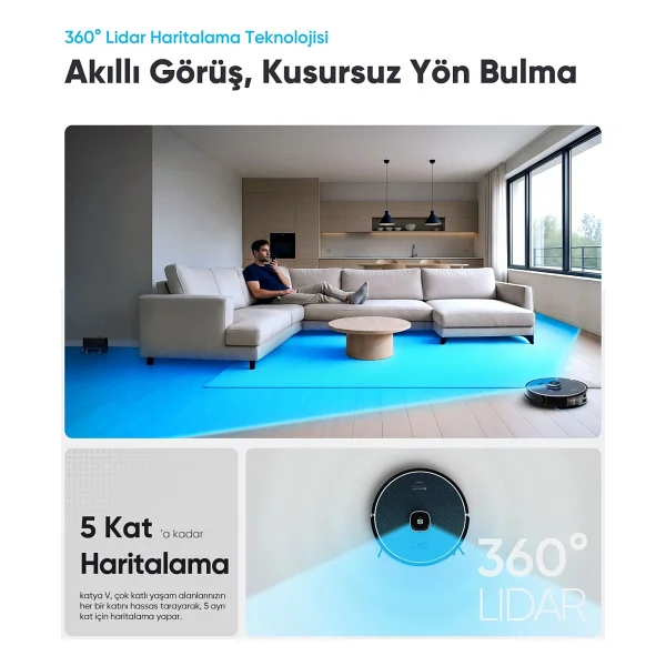 Şımart Katya V Akıllı Robot Süpürge - Görsel 3