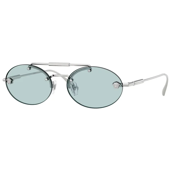 Versace VE2295 1000/1 Silver-Light Blue Kadın Güneş Gözlüğü - Görsel 3