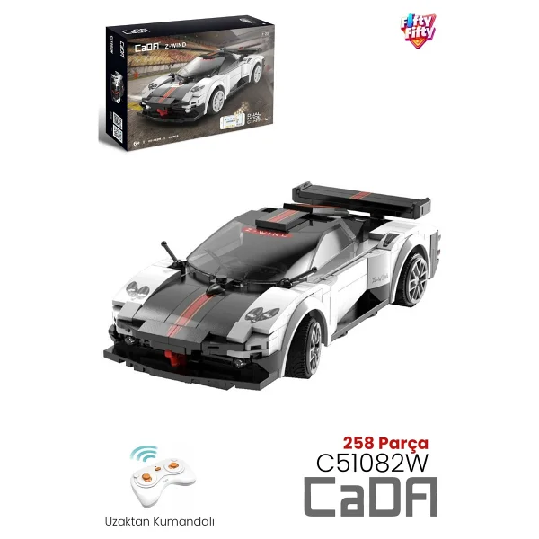 Cada Z-Wind C51082W 1:20 Uzaktan Kumandalı 258 Parça Blok Oyuncak - Görsel 6