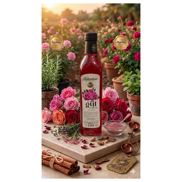 Hekimhan Gül Sirkesi 500 ml - Görsel 3