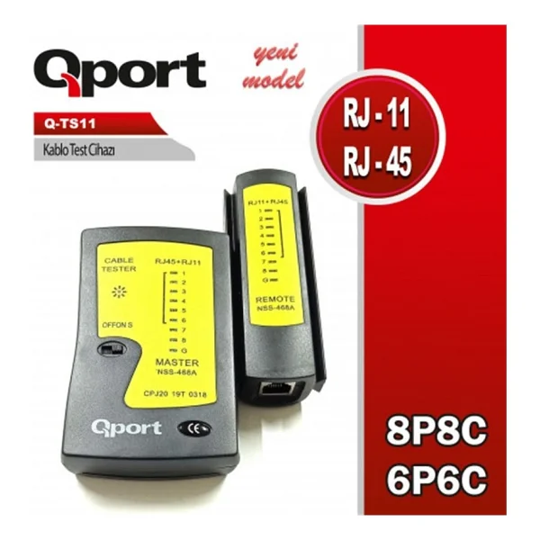 Qport Q-TS11 Kablo Tester - Görsel 3