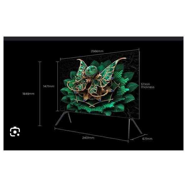 TCL 115C7K Premium 4K Ultra HD 115" 292 Ekran Uydu Alıcılı Google Smart Mini LED TV - Görsel 2