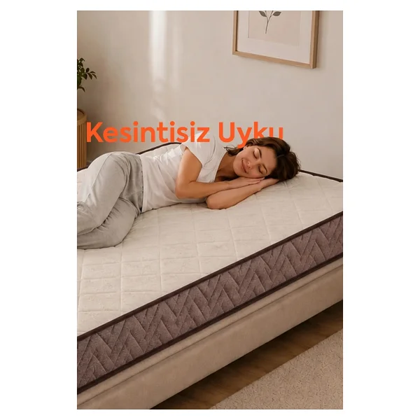 Homedius Hyper Sünger Ortopedik Tek Kişilik Yatak 90x190x12 cm - Görsel 6
