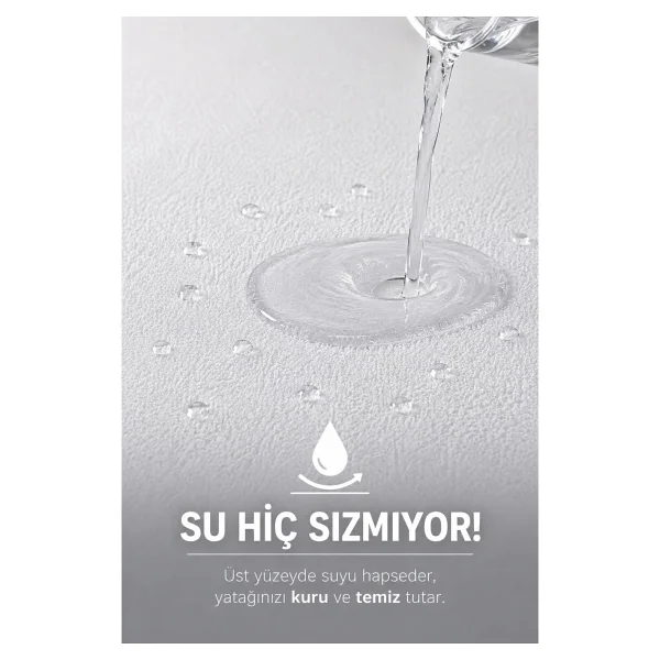Formeya Mikro Fitted Full Kenar Su Sıvı Geçirmez Yatak Koruyucu Alez Bebek-Tek-Çift Kişilik Battal Boy Alez - Görsel 4