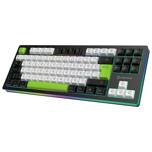 Gamepower Nama RGB TKL Custom Switch Kablolu/Kablosuz Mekanik Oyuncu Klavyesi - Görsel 8