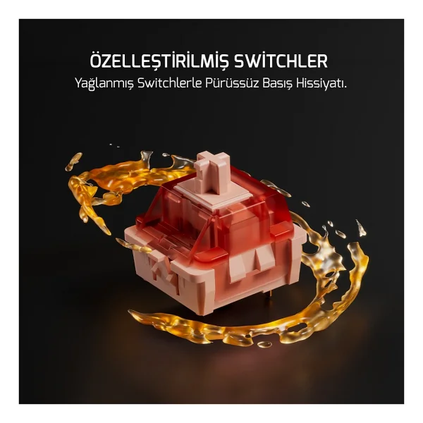 Gamepower Nama RGB TKL Custom Switch Kablolu/Kablosuz Mekanik Oyuncu Klavyesi - Görsel 5