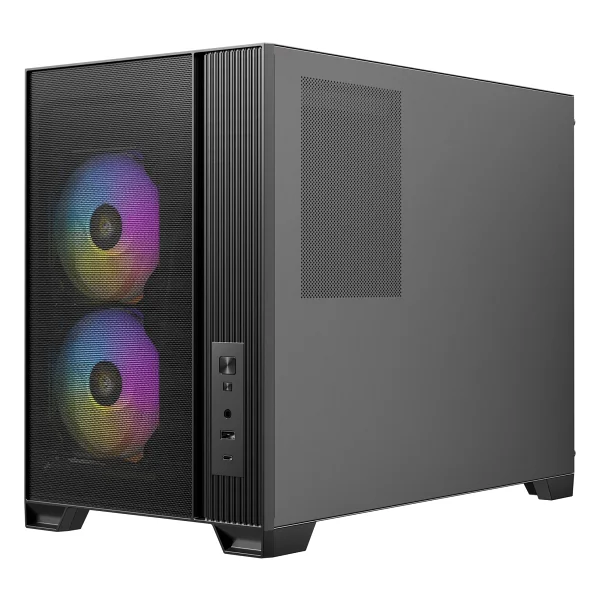 Antec Flux M ARGB Fanlı Micro ATX Oyuncu Kasası - Görsel 2