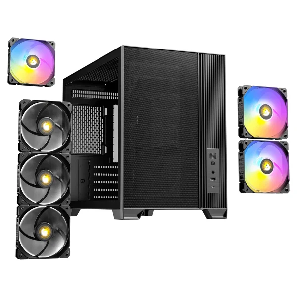 Antec Flux M ARGB Fanlı Micro ATX Oyuncu Kasası - Görsel 5