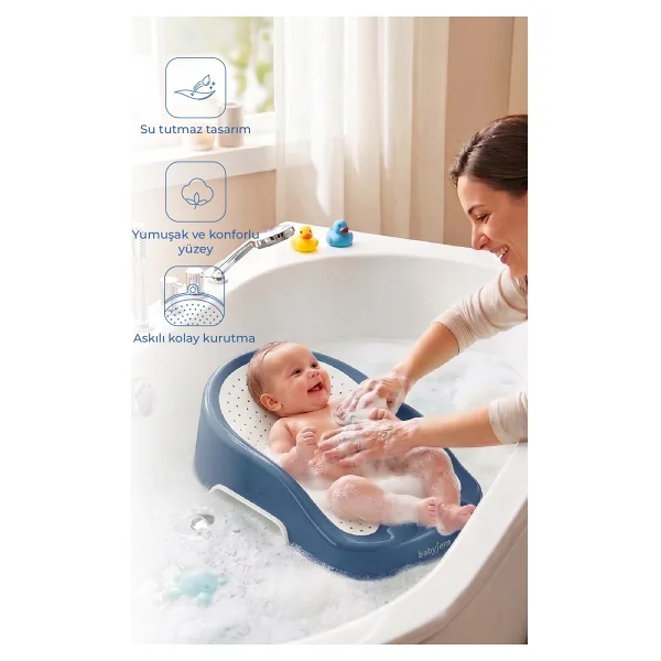 Babyjem Soft Banyo Desteği Soft Gri - Açık Gri - Görsel 3