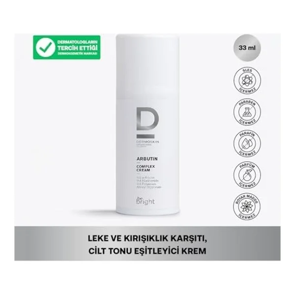 Dermoskin Be Bright Arbutin Kopleks Krem 33 ml 2 Adet - Görsel 3