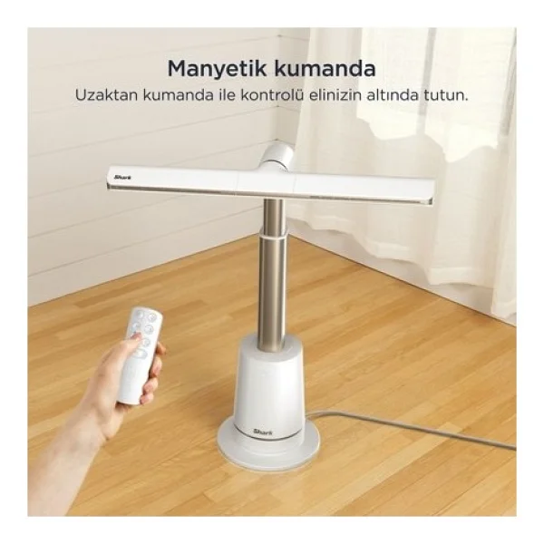 Shark Çok Yönlü Yüksek Hızlı Fan Beyaz 192 W, 10 Hız Ayarlı, Uzaktan Kumandalı, 180 Derece Salınımlı, Ev-Ofis Günlük Kullanımına Uygun Güçlü Serinletici Çözüm - Görsel 9