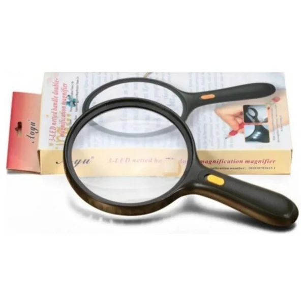 Bosile 3 Led Işıklı Okuma Büyüteci 1.8X-5X - 138Mm Lens - Görsel 5