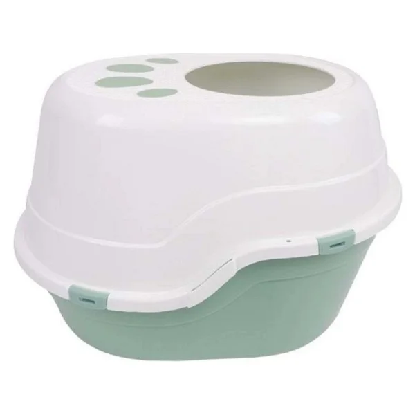 M-Pets Eco Tanta Sea Green Üstten Kapaklı Kedi Tuvaleti - Görsel 2