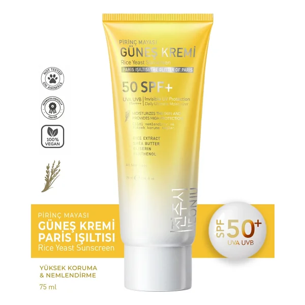 Jeonju Paris Işıltısı 75 ml 50 Faktör Güneş Kremi - Görsel 4