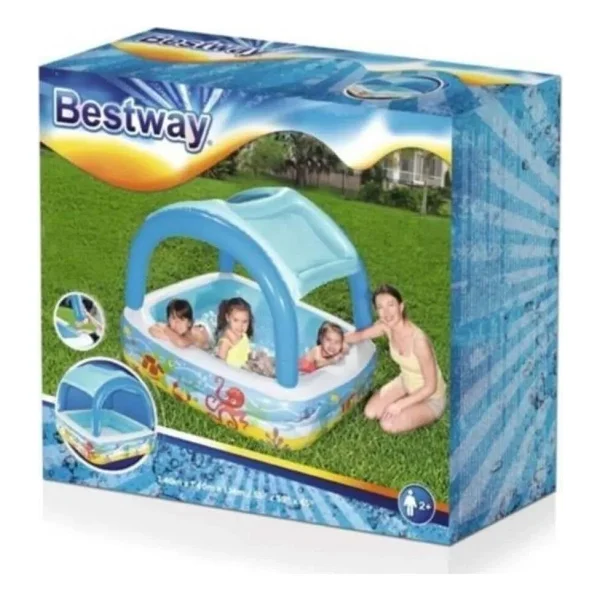 BESTWAY Güneş Korumalı Kare Havuz - Görsel 7
