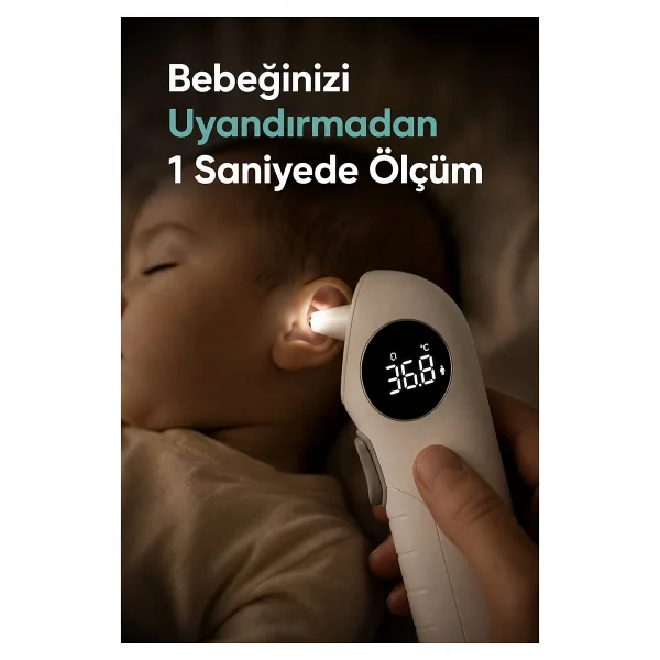 Weewell WTA300 Kulaktan ve Alından Ateş Ölçer - Görsel 4