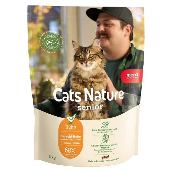 Mera Nature Senior Tavuklu 2 kg Yaşlı Kedi Maması - Görsel 2
