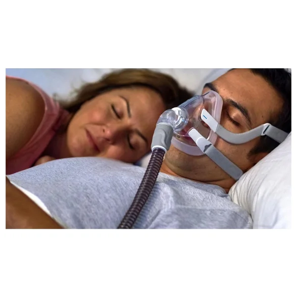 Resmed Airfit F20 Tam Yüz Ağız Burun Maskesi - Büyük Boy Cpap Bpap Silikon Malzeme ile Ergonomik Tasarım - Görsel 7