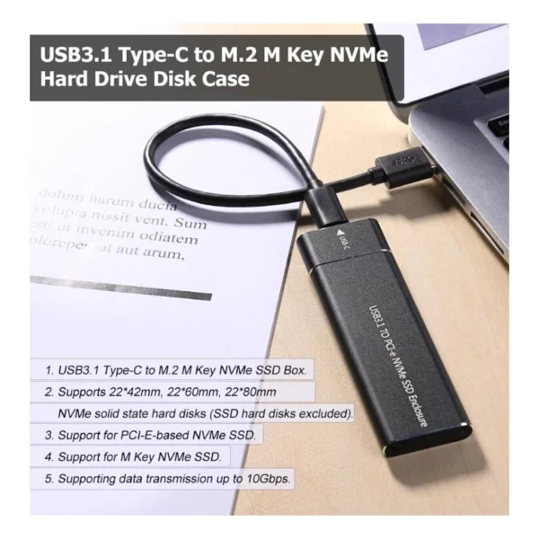 Maxgo 3003 Type-C M.2 SSD Harddisk Kutusu - Görsel 6