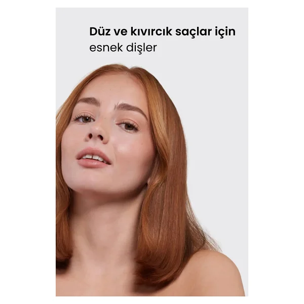 Tangle Teezer Ultimate Detangler Fırçası, Düğümleri Ortadan Kaldırır ve Kırılmayı Azaltır, Düz ila Dalgalı Saç Tipleri için Seyahat Boyu Mini Saç Fırçası, mor (Fresh Purple) - Görsel 7