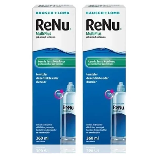 ReNu Multiplus Çok Amaçlı 360 ml 2 Adet Lens Solüsyonu - Görsel 6
