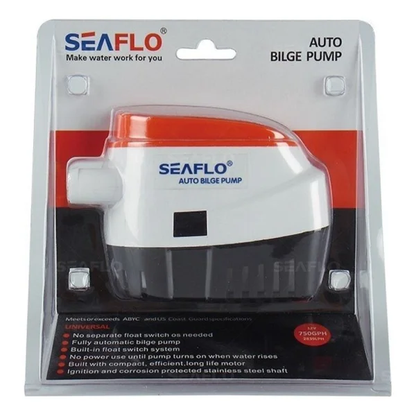 SEAFLO 750 GPH Otomatik Sintine Pompası 12 V Tekne Kullanımı İçin Pratik ve Etkili Çözüm - Görsel 4