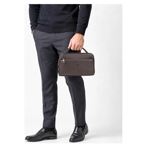 Derise Club Erkek Siyah El Çantası Portföy Çanta Iki Bölmeli El Çantası Clutch Çanta - Görsel 10