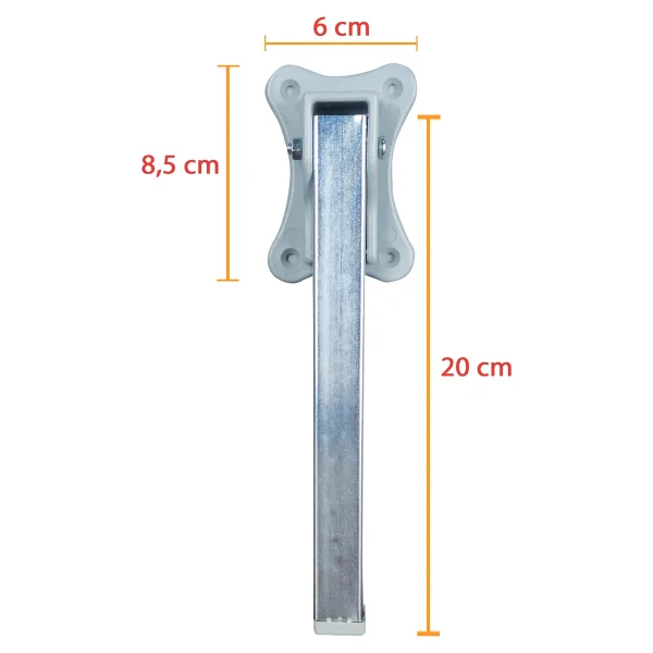 iyimi? İyimi Profil Yer Sofrası Mobilya Katlanır Laptop Sehpa Ayağı Set 20 cm (4'lü) - Görsel 2