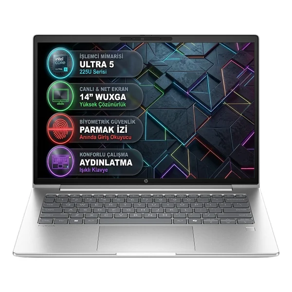 HP ProBook 4 G1i D21PFET Ultra 5 225U 8 GB 512 GB SSD Intel Graphics 14" WUXGA Notebook - Görsel 9