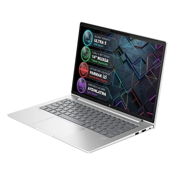 HP ProBook 4 G1i D21PFET Ultra 5 225U 8 GB 512 GB SSD Intel Graphics 14" WUXGA Notebook - Görsel 2