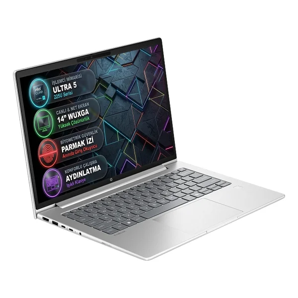 HP ProBook 4 G1i D21PFET Ultra 5 225U 8 GB 512 GB SSD Intel Graphics 14" WUXGA Notebook - Görsel 3
